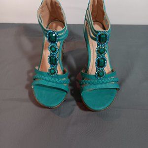 BRAND NEW PAIR IN THE BOX PATRIZIA  PEARL TQ-WEDGE SANDALS